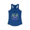 Women's Ideal Racerback Tank Player-2-Left - Image 4