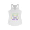 Women's Ideal Racerback Tank Player-2-Left - Image 2