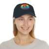 Dad Hat with Leather Patch (Round) - Image 4