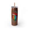 Skinny Tumbler with Straw, 20oz Proud Since Forever - Image 2