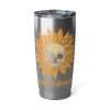 Tumbler Sunflower and Skull Design - Image 2