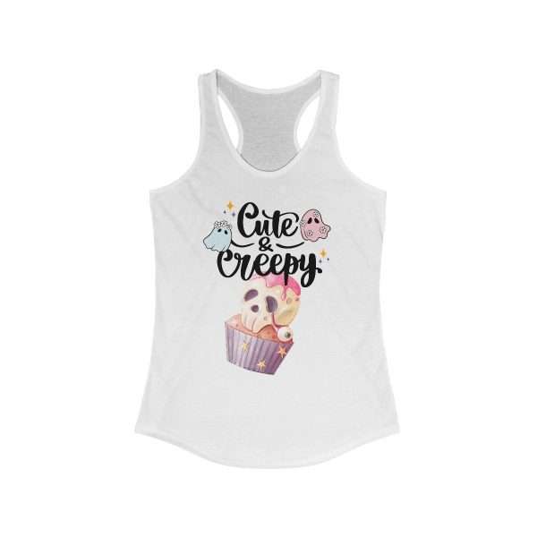 Racerback Tank - Cute and Creepy Halloween Design