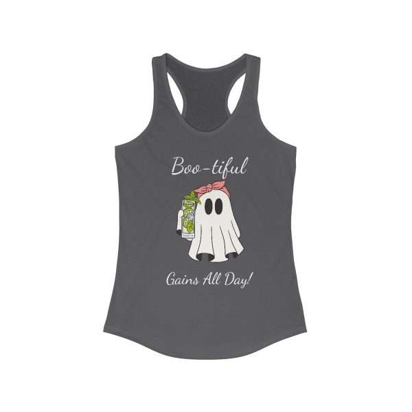 Racerback Tank - Funny Ghost Boo-tiful Design