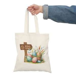 Eco-Friendly Easter Tote Bag - 'Egg Hunt' Design