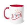 Queen Mom Accent Mug – Perfect Gift for Mother's Day & Everyday Appreciation - Image 2