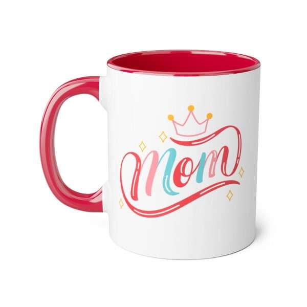 Queen Mom Accent Mug – Perfect Gift for Mother's Day & Everyday Appreciation