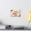 Mother's Day Canvas Wall Art - Floral Happy Mother's Day Design - Image 2
